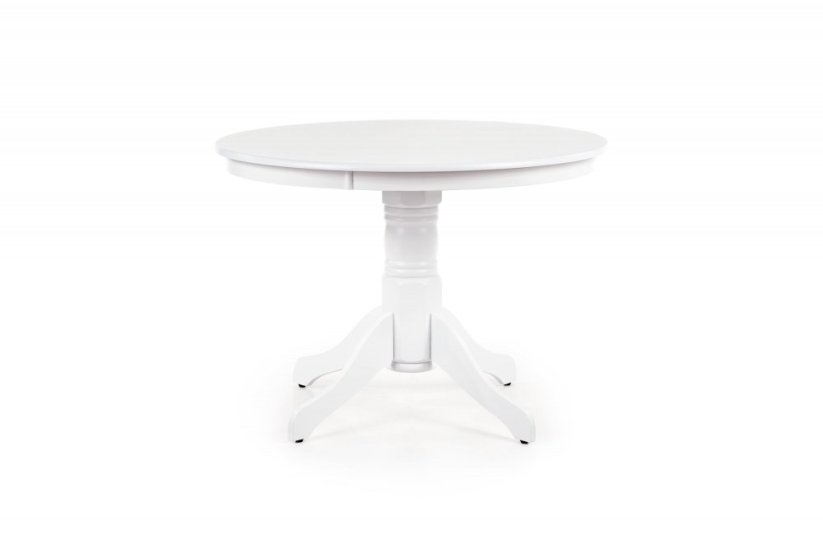Kulatý jídelní stůl GLOSTER 106 bílý