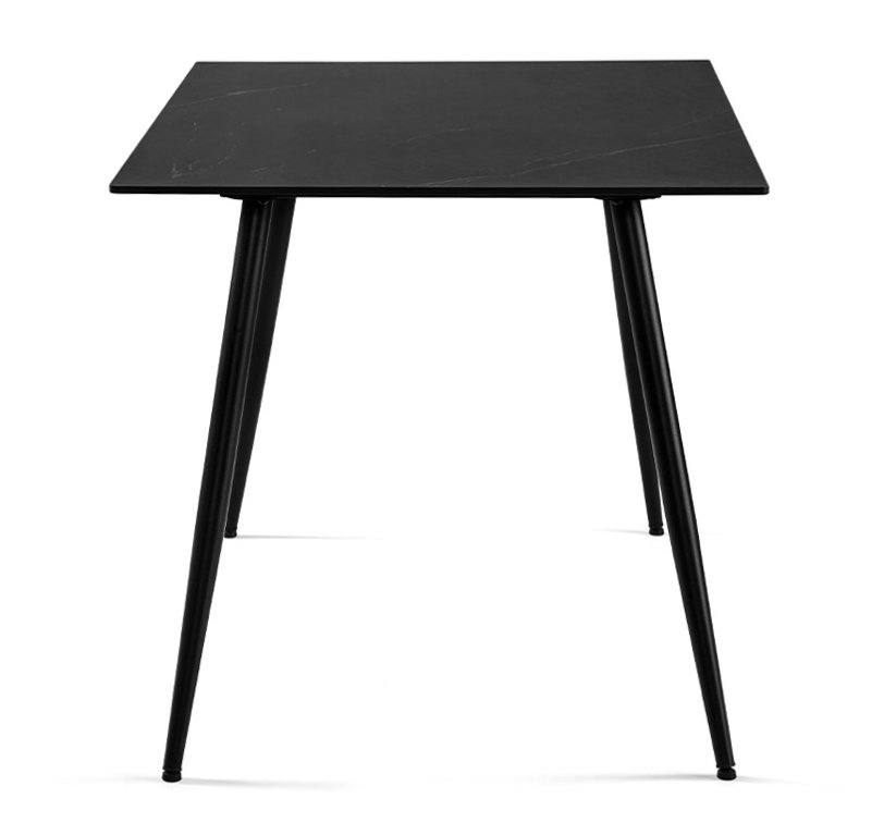Jedálenský stôl CERAMON 120x80 čierny