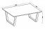 Jedálenský stôl KAISARA čierna/lancelot 185x90