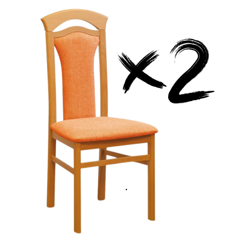 Set 2 kusy jídelní židle ERIKA olše - výprodej skladu