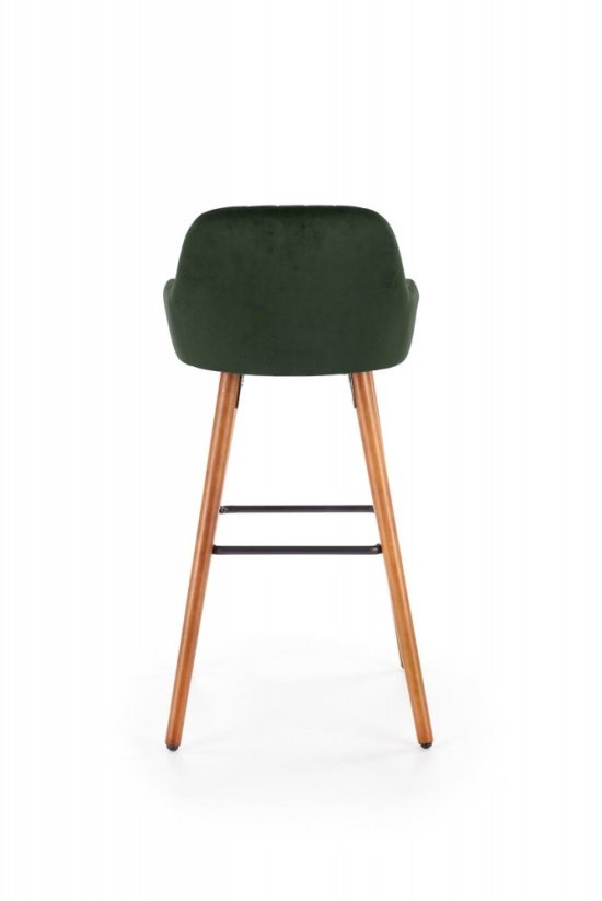 Barová stolička H93 tmavo zelená