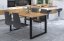 Jedálenský stôl PILGRIM čierna/artisan 185x90