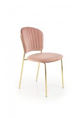 Jedálenská stolička K499 ružová