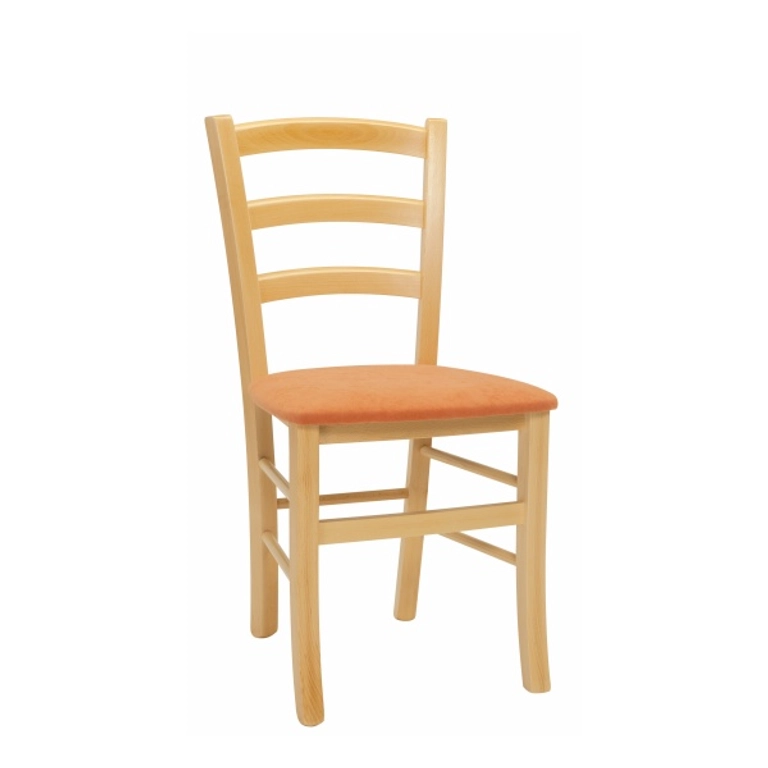 Jedálenská stolička PAYSANE s čalúneným sedákom - výber z odtieňov