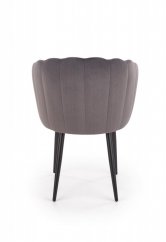 Jedálenská stolička / kreslo K386 sivá