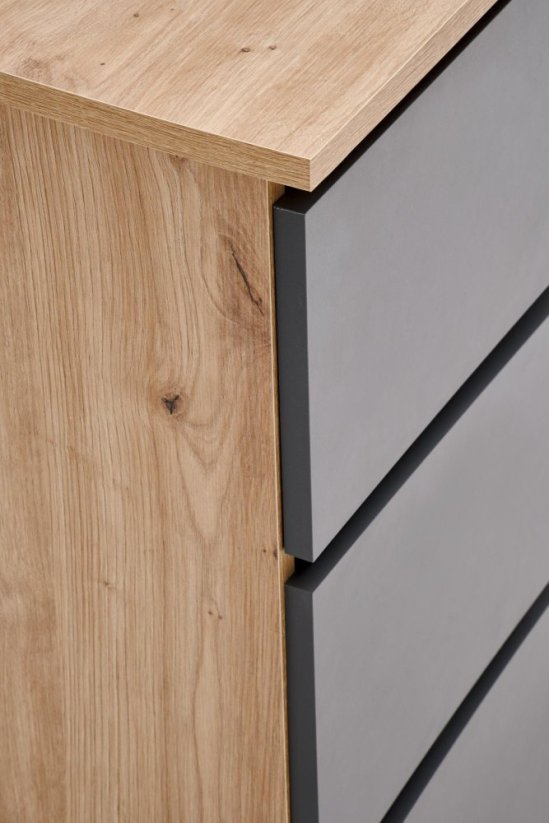 Psací stůl CINO dub artisan/grafit