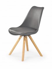 Jedálenská stolička K201 sivá