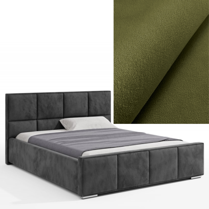 Čalouněná postel BELLA 120x200 výběr z barev - Výběr potahové látky (MD): MANILA_34