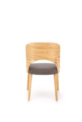 Jedálenská stolička CADIZ dub prírodný/sivá