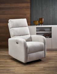 Relaxačné kreslo CARINIO svetlo béžové