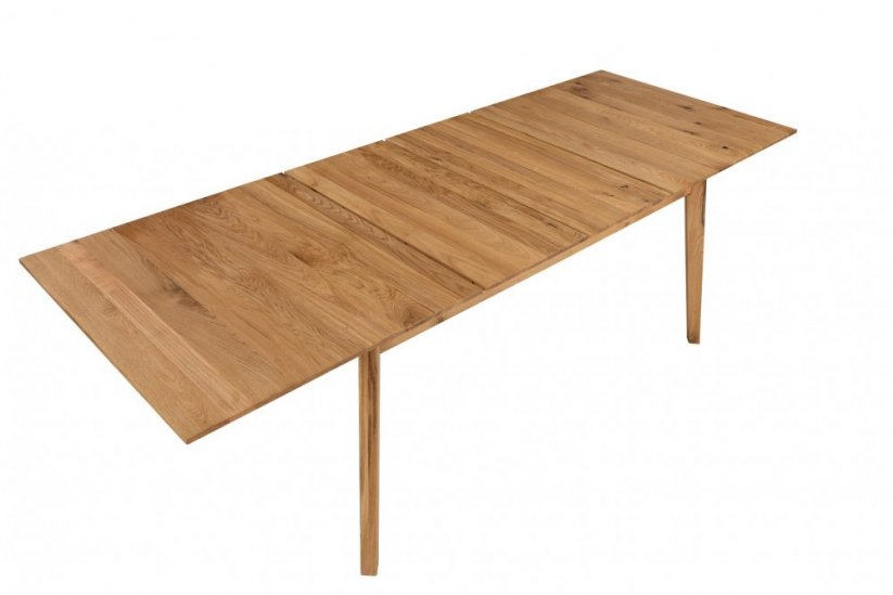 Rozkladací jedálenský stôl CLIFTON dub 180(2x40)x90