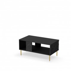 Konferenční stolek BULLET černý/zlatý