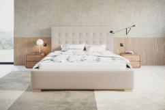 Čalúnená posteľ BED 2 160x200 béžová