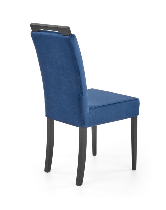 Jedálenská stolička CLARION 2 velvet modrá