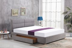 Čalouněná postel MERIDA 160x200 šedá