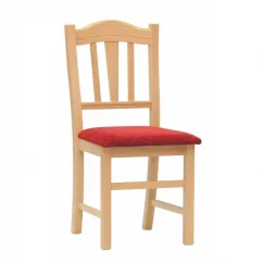Jídelní židle SILVANA s čalouněným sedákem - výběr z odstínů