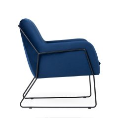 Kreslo BELLA modré BLUVEL 86