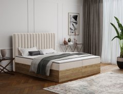 Kontinentální Boxspring postel CAMILA 120x200 výběr z barev