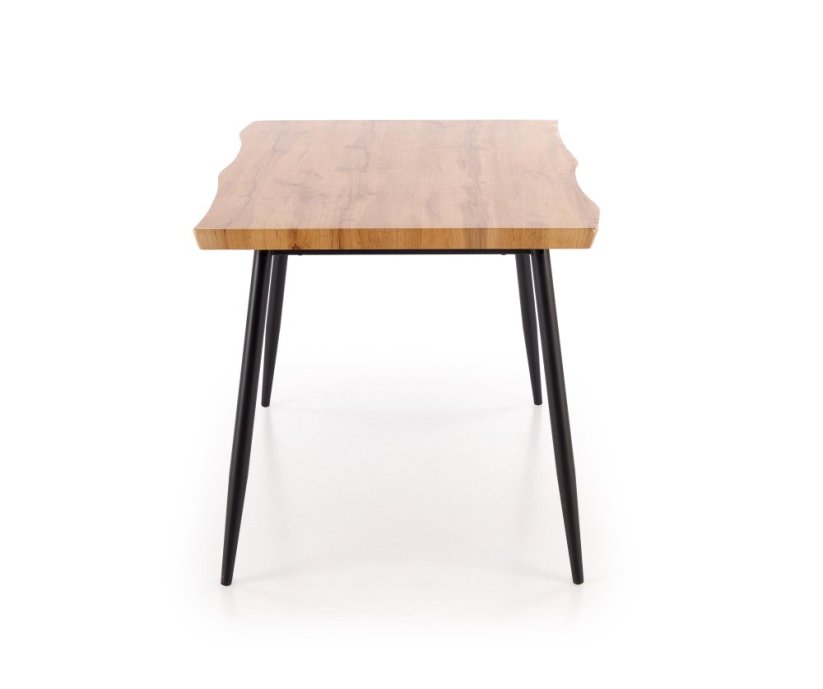 Jedálenská zostava 4+1 DICKY prírodná/čierna/sivá