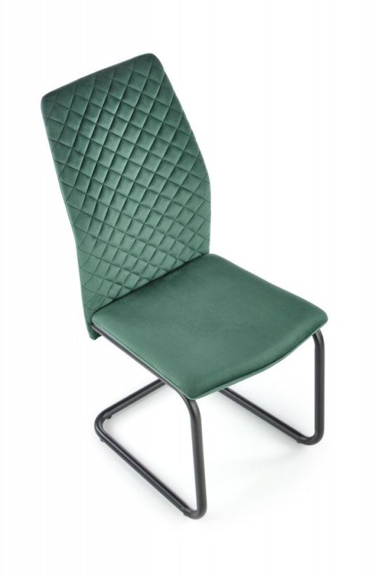 Jídelní židle K444 tmavě zelená