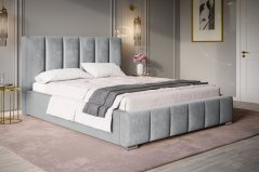 Čalúnená posteľ BED 1 180x200 sivá velvet