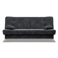 Rozkladacia trojmiestna pohovka SAVANA tmavo sivá