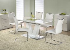 Rozkladací jedálenský stôl MISTRAL 160(220)x90 biely