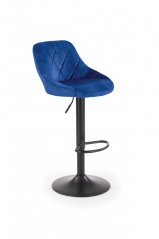 Barová stolička H101 námornícka modrá