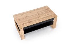 Konferenčný stolík BETTY so zdvíhacou doskou dub artisan/čierna