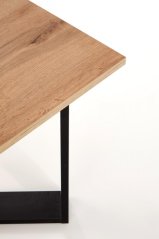 Konferenční stolek CROSS dub wotan/černý