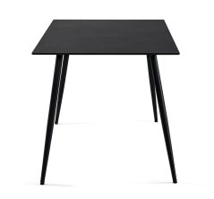 Jedálenský stôl CERAMON 140x80 čierna