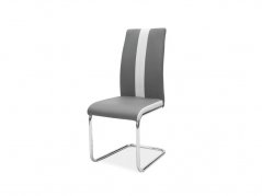 Jedálenská stolička H200 sivá