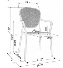 Jídelní židle TENOR černá