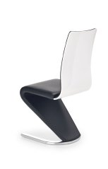Jedálenská stolička K194 čierna/biela