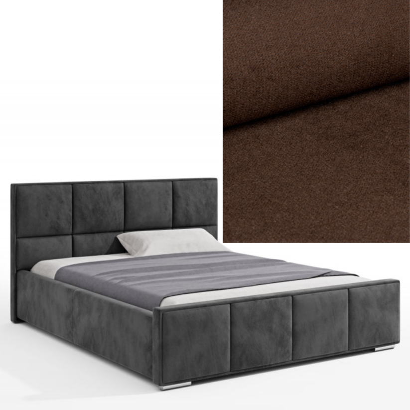 Čalúnená posteľ BELLA 120x200 výber z farieb - Výber poťahovej látky (MD): KRONOS_06