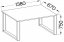 Jedálenský stôl PILGRIM čierna/biela 138x67