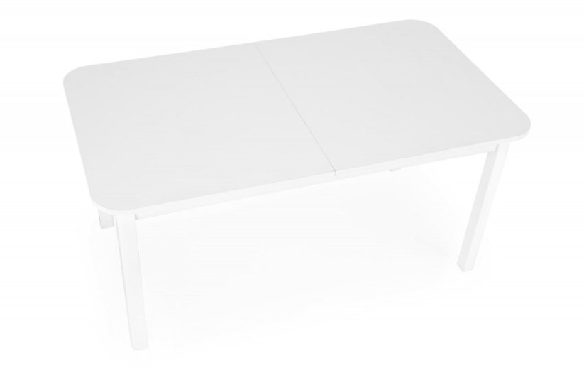 Rozkladací jedálenský stôl FLORIAN 160(228)x90 biely