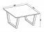 Jedálenský stôl KAISARA čierna/biela 138x90