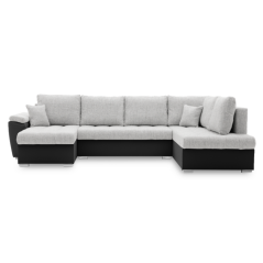 Sedacia súprava VEGAS 315/190 PRAVÁ sivá/čierna