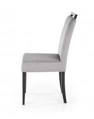 Jedálenská stolička CLARION 2 velvet sivá