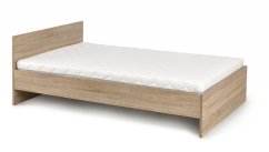 Drevená posteľ LIMA 120x200 dub sonoma - výpredaj skladu