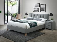 Čalúnená posteľ SANDY 2 160x200 sivá