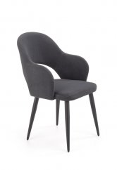 Jedálenská stolička / kreslo K364 sivá
