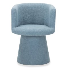 Čalouněné otočné křeslo OTAKAR světle modrá