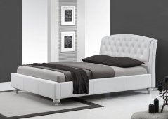 Čalouněná postel SOFIA 160x200 bílá