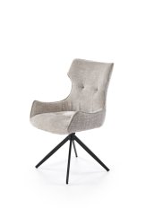 Jedálenská stolička / kreslo K573 sivá