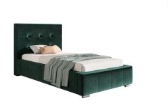 Čalouněná postel BED 5 90x200 zelená