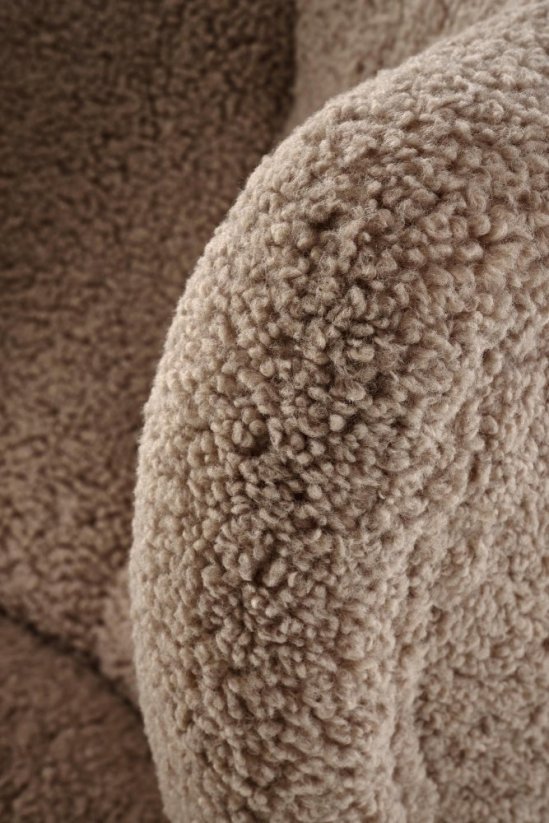 Čalouněné křeslo MOCCA tmavě hnědá