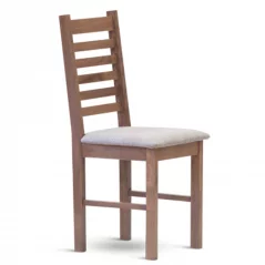 Jedálenská stolička NORA s čalúneným sedákom - výber z farieb