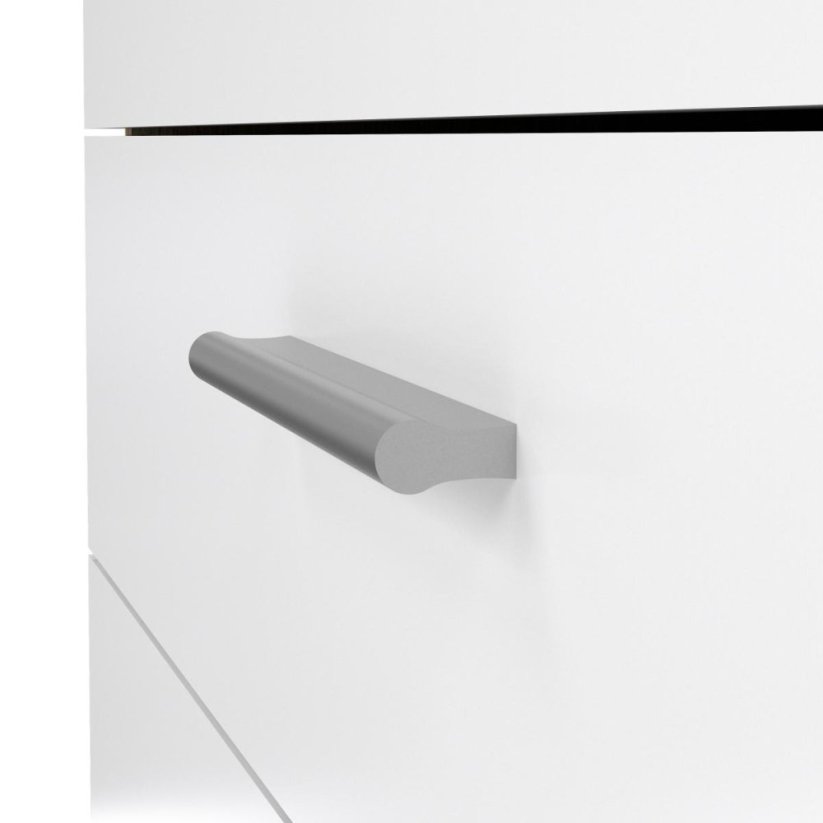 Komoda Pedro 505 dub sonoma/bílý lesk